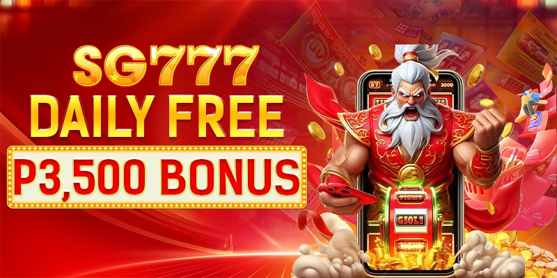 SG777 live casino and slot games banner for mobile players