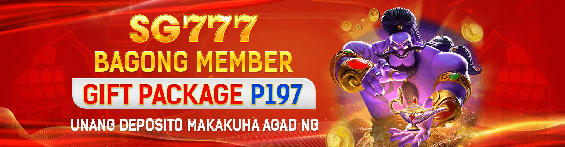 SG777 brand banner for online casino players in the Philippines
