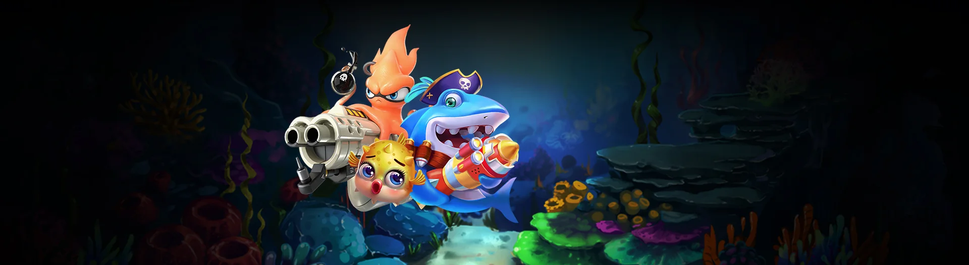 SG777 Fish Hunter background - SG777 fish hunter games focus on arcade-style shooting, shared tables, fast rounds, and colorful targets. The category suits players who want more action and timing than traditional reels or table games.